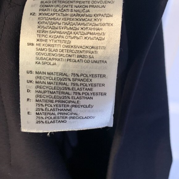 Adidas Believe This Hi Rise Tights Women's Size S 3 Stripes 7/8 Black DH5862 - Picture 7 of 9